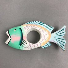 Load image into Gallery viewer, Wooden Fish Napkin Ring - Set of 6 (5")
