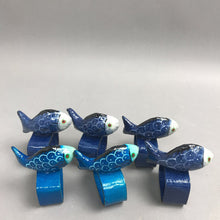 Load image into Gallery viewer, Set of 6 Wood Napkin Rings (3")
