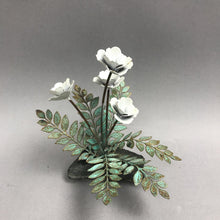 Load image into Gallery viewer, Vintage Bovano of Cheshire Enamel-on-Copper Floral Sculpture (6")
