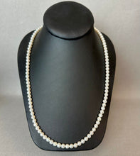 Load image into Gallery viewer, 14K Gold Clasp 24" Strand Pearl Necklace (23.7g)
