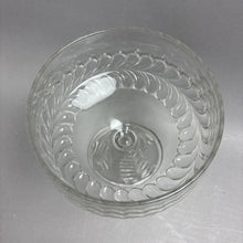 Load image into Gallery viewer, Antique Adams &amp; Co Clear Glass Compte Plume Pattern (8")
