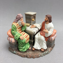 Load image into Gallery viewer, Jesus With Nicodemus Cerámica Excelsis Figurine Religious by Roman Nativity XMAS (3")
