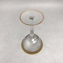 Load image into Gallery viewer, Tiffin Franciscan Melrose Clear Wine Glass Optic Gold (6") (8 Available)
