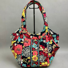 Load image into Gallery viewer, Vera Bradley Happy Snails Side by Side Quilted Shoulder Bag Purse NWT (12x17x6")
