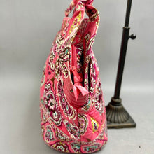 Load image into Gallery viewer, Vera Bradley Call Me Coral Paisley Quilted Shoulder Bag Purse (12x16x5")
