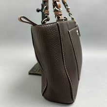 Load image into Gallery viewer, Coach Espresso Pebbled Leather Chelsea East West Shoulder Tote Purse (8x13x3")
