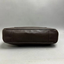 Load image into Gallery viewer, Coach Espresso Pebbled Leather Chelsea East West Shoulder Tote Purse (8x13x3")
