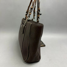 Load image into Gallery viewer, Coach Espresso Pebbled Leather Chelsea East West Shoulder Tote Purse (8x13x3")
