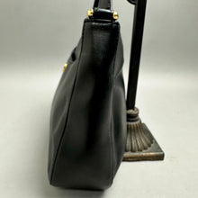 Load image into Gallery viewer, Vintage Etienne Agner Black Leather Adjustable Strap Purse (8x10x3")

