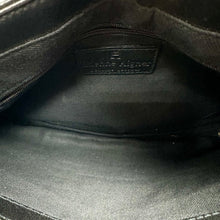 Load image into Gallery viewer, Vintage Etienne Agner Black Leather Adjustable Strap Purse (8x10x3")
