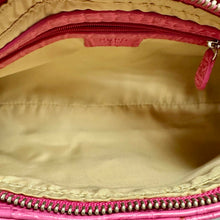 Load image into Gallery viewer, Y2K BCBG Hot Pink Croc Embossed Leather Shoulder Bag Purse (6x12x3")
