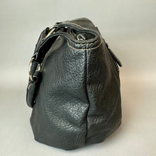 Load image into Gallery viewer, Strada Black Faux Leather Hobo Bag Shoulder Purse (11x17x5")
