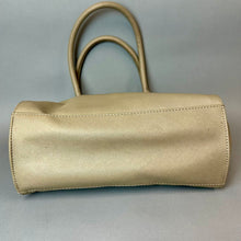 Load image into Gallery viewer, Nine West Tan Textured Faux Leather Shoulder Satchel Purse (10x15x5")
