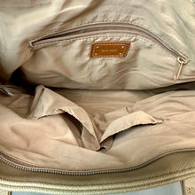 Load image into Gallery viewer, Nine West Tan Textured Faux Leather Shoulder Satchel Purse (10x15x5")
