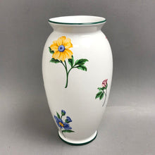 Load image into Gallery viewer, Tiffany &amp; Co. Sintra Vase, White w/ Flowers (9")
