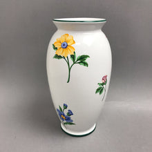 Load image into Gallery viewer, Tiffany &amp; Co. Sintra Vase, White w/ Flowers (9")
