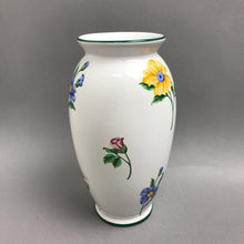 Load image into Gallery viewer, Tiffany &amp; Co. Sintra Vase, White w/ Flowers (9")
