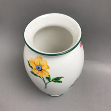 Load image into Gallery viewer, Tiffany &amp; Co. Sintra Vase, White w/ Flowers (9")
