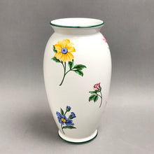 Load image into Gallery viewer, Tiffany &amp; Co. Sintra Vase, White w/ Flowers (9")
