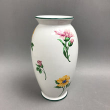 Load image into Gallery viewer, Tiffany &amp; Co. Sintra Vase, White w/ Flowers (9")
