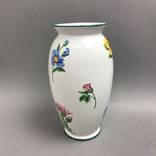 Load image into Gallery viewer, Tiffany &amp; Co. Sintra Vase, White w/ Flowers (9")

