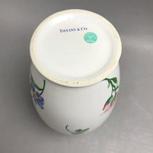 Load image into Gallery viewer, Tiffany &amp; Co. Sintra Vase, White w/ Flowers (9")

