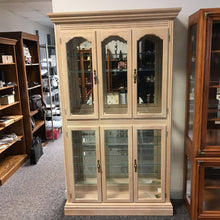 Load image into Gallery viewer, Blonde Oak Curio Cabinet (77x45x13)
