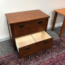 Load image into Gallery viewer, Wood File Cabinet 2 Drawer (29x34x15)
