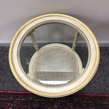 Load image into Gallery viewer, Blonde / Glass Top End Table (24x24x24)

