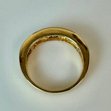 Load image into Gallery viewer, Gold Vermeil Sterling Citrine Ring sz 7.5
