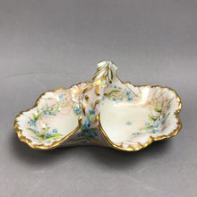 Load image into Gallery viewer, Vintage Hand Painted Porcelain Basket Made in France (4x7x4)
