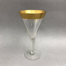 Load image into Gallery viewer, Dorothy Thorpe "Golden Band" Water Goblet (7.5") (6 Available)
