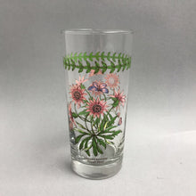 Load image into Gallery viewer, Portmeirion Botanic Garden 16oz Glass Tumbler - Treasure Flower (6.25")

