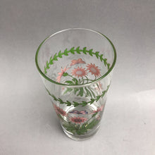 Load image into Gallery viewer, Portmeirion Botanic Garden 16oz Glass Tumbler - Treasure Flower (6.25")
