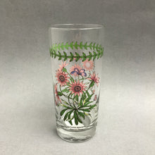 Load image into Gallery viewer, Portmeirion Botanic Garden 16oz Glass Tumbler - Treasure Flower (6.25")
