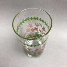 Load image into Gallery viewer, Portmeirion Botanic Garden 16oz Glass Tumbler - Ivy Leaved Cyclamen (6.25")
