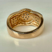 Load image into Gallery viewer, Ross Simons Gold Vermeil Sterling Cubic Zirconia Ring sz 6.5
