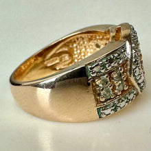 Load image into Gallery viewer, Ross Simons Gold Vermeil Sterling Cubic Zirconia Ring sz 6.5
