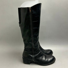 Load image into Gallery viewer, Franco Sarto Black Leather Riding Boots sz 6.5
