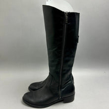 Load image into Gallery viewer, Franco Sarto Black Leather Riding Boots sz 6.5
