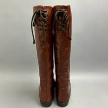Load image into Gallery viewer, Vintage Cognac Leather Riding Boots sz 6.5
