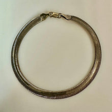 Load image into Gallery viewer, Sterling Herringbone Chain Bracelet (8")
