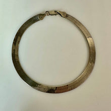 Load image into Gallery viewer, Sterling Herringbone Chain Bracelet (8")
