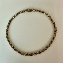 Load image into Gallery viewer, Sterling Rope Chain Bracelet (8")
