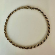 Load image into Gallery viewer, Sterling Rope Chain Bracelet (8")
