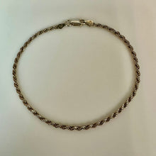 Load image into Gallery viewer, Sterling Rope Chain Bracelet (8")
