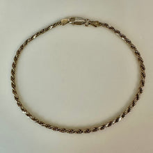 Load image into Gallery viewer, Sterling Rope Chain Bracelet (8")
