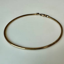 Load image into Gallery viewer, Milor Gold Plated Sterling Snake Chain Bracelet (7.5")
