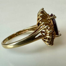 Load image into Gallery viewer, 10K Ruby CZ Ring sz 6 (4.0g)

