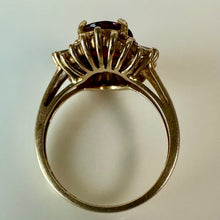 Load image into Gallery viewer, 10K Ruby CZ Ring sz 6 (4.0g)
